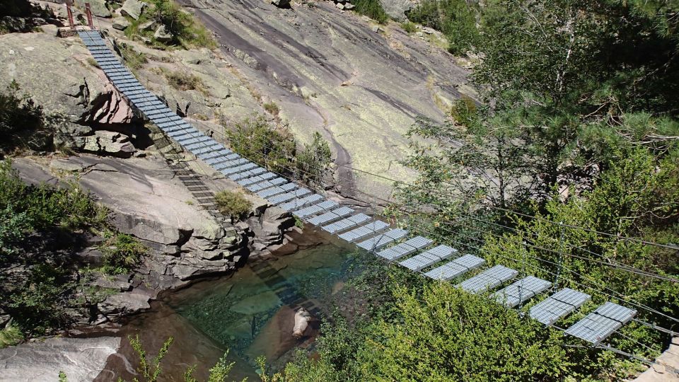 Le Refuge de Carozzu et la passerelle de Spasimata depuis Bonifatu